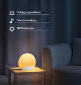 Wake-up-lampa | Väckarklocka Lampa - Ljusterapilampa med 26 sömnljud - HFiD™ - DELUXECOVERS.SE