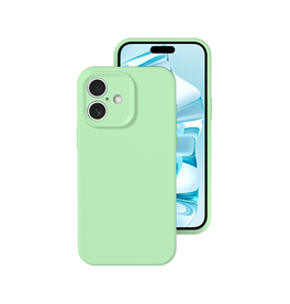 iPhone 16 | iPhone 16 - Deluxe™ Jelly Silikone Cover - Mint Grøn - DELUXECOVERS.DK