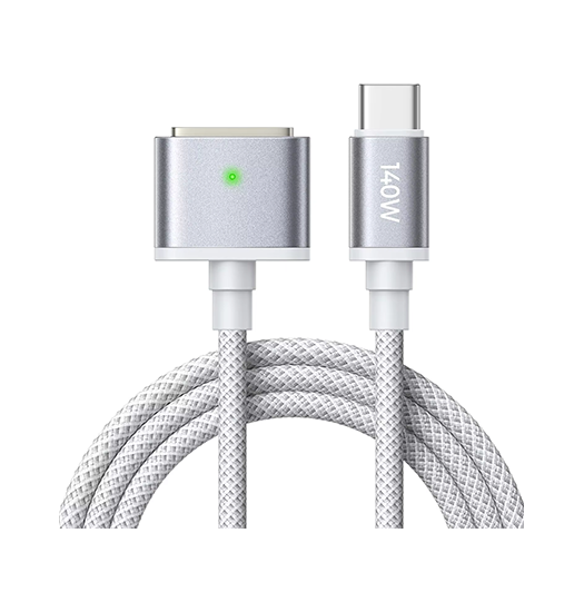 LISEN™ USB-C Til Magnetisk Opladerkabel - Sølv - 2M