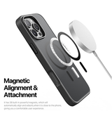 iPhone 16 Pro Max | iPhone 16 Pro Max - DUX DUCIS™ MagSafe Silikone Cover - Sort - DELUXECOVERS.DK