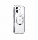iPhone 17 | iPhone 17 - MagSafe Silikone Cover m. Ring Holder - Sølv - DELUXECOVERS.DK