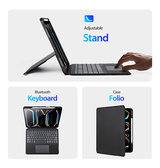 iPad Pro 13 (2024) | iPad Pro 13" (2024/2025) - Bluetooth tastatur-cover – Sort – DUX DUCIS™ - DELUXECOVERS.DK
