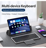 iPad Mini 1/2/3 | iPad Mini 1/2/3 - DUX DUCIS™ - Bluetooth Tastatur m. Trackpad - Sort - DELUXECOVERS.DK