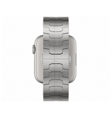 Apple Watch 42-49mm | Apple Watch (42/44/SE/45/46/49mm) - L'Empiri™ X36 Ægte Titanium Rem - Sølv - DELUXECOVERS.DK