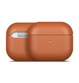 Airpods 4 | AirPods 4 | Ægte Læder Cover - Full-Grain - Brun - DELUXECOVERS.DK