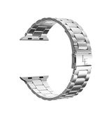 Apple Watch 42-49mm | Apple Watch (42/44/SE/45/46/49mm) - L'Empiri™ Premium 316L Stål Rem - Sølv - DELUXECOVERS.DK