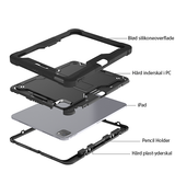 iPad Pro 13 (2024) | iPad Pro 13" (2024/2025) - ToughCase™ 360° Håndværker Cover - Sort - DELUXECOVERS.DK