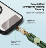 Mobilrem, håndledsrem, Nylon snor | DUX DUCIS™ Lang Nylon Snor / Strop til Mobil & iPhone - Army grøn - DELUXECOVERS.DK