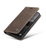 iPhone 17 Air | iPhone 17 Air - CaseMe™ Noble Læder Etui / Pung - Brun - DELUXECOVERS.DK
