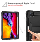 iPad Pro 13 (2024) | iPad Pro 13" (2024/2025) - ToughCase™ 360° Håndværker Cover - Sort - DELUXECOVERS.DK
