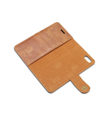 iPhone 6 / 6s | iPhone 6/6s - Vintage 2-i-1 læder etui (aftageligt cover) – Brun – DG.MING™ - DELUXECOVERS.DK