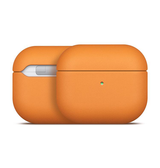 Airpods 3 | AirPods 3 | Ægte Læder Cover - Full-Grain - Orange - DELUXECOVERS.DK