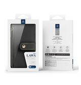 iPhone 17e / 16e | iPhone 17e / 16e - DUX DUCIS™ 2-i-1 Læder Etui M. Aftageligt Cover - Sort - DELUXECOVERS.DK
