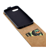 iPhone 17e / 16e | iPhone 17e / 16e - Diary Vertikal Læder FlipCover Etui - Sort - DELUXECOVERS.DK