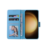Samsung Galaxy S24 | Samsung Galaxy S24 - UNIQ™ Marble Læder Etui - Ocean - DELUXECOVERS.DK