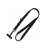 Mobilrem, håndledsrem, Nylon snor | Universal Lang Strop til Mobil & iPhone - Sort - DELUXECOVERS.DK