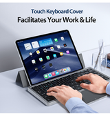 iPad Mini 1/2/3 | iPad Mini 1/2/3 - DUX DUCIS™ - Bluetooth Tastatur m. Trackpad - Sort - DELUXECOVERS.DK