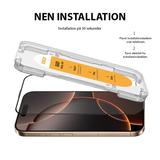 iPhone Beskyttelsesglas | iPhone 17e / 16e - ENKAY™ Beskyttelsesglas m. Nem Installation - DELUXECOVERS.DK