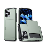 iPhone 16 Pro Max | iPhone 16 Pro Max - Deluxe™ Håndværker Cover M. Kortholder - Army - DELUXECOVERS.DK