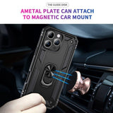 iPhone 15 Pro Max | iPhone 15 Pro Max - NX Pro™ Armor Cover m. Ring Holder - Sort - DELUXECOVERS.DK