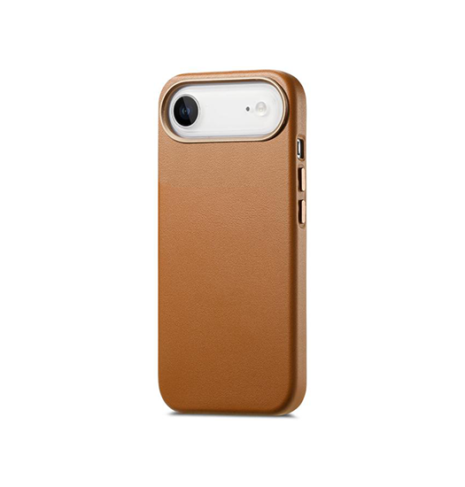 iPhone 17 Air | iPhone 17 Air - DeLX® Læder Cover - MagSafe Kompatibel - Brun - DELUXECOVERS.DK