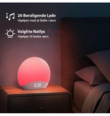 Wake-up-lampa | Väckarklocka Lampa - Ljusterapilampa med 26 sömnljud - HFiD™ - DELUXECOVERS.SE
