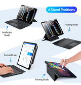 iPad Pro 13 (2024) | iPad Pro 13" (2024/2025) - Bluetooth tastatur-cover – Sort – DUX DUCIS™ - DELUXECOVERS.DK