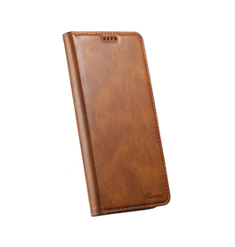 iPhone 16 Pro | iPhone 16 Pro - Suteni® Oil Wax Lædercover - Brun - DELUXECOVERS.DK