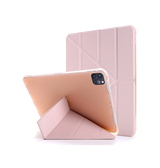 iPad Air 6 11" 2024 | iPad Air 11" (2024/2025/2026) - Orgami Trifold Læder Cover M. Stander - Rose - DELUXECOVERS.DK