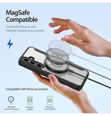 Samsung Galaxy S25 | Samsung Galaxy S25 - DUX DUCIS® MagSafe Flip Cover - Kortholder - Sort - DELUXECOVERS.DK