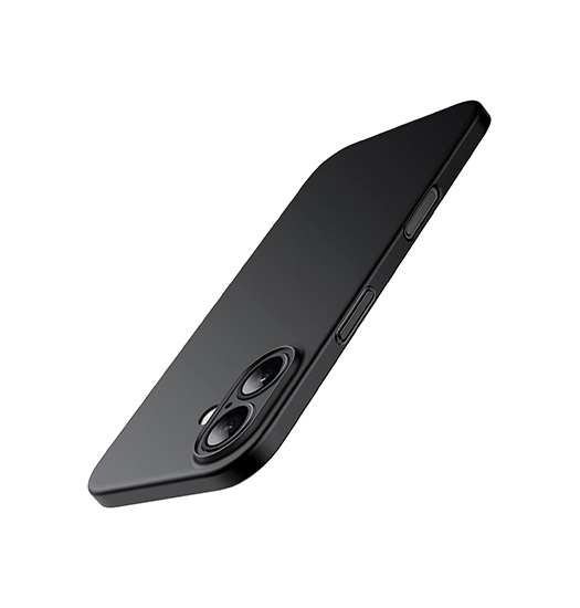 iPhone 16 | iPhone 16 - Ultratynd Matte Series Cover V.2.0 - Sort - DELUXECOVERS.DK
