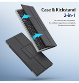 iPad Mini 1/2/3 | iPad Mini 1/2/3 - DUX DUCIS™ - Bluetooth Tastatur m. Trackpad - Sort - DELUXECOVERS.DK