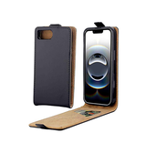 iPhone 17e / 16e | iPhone 17e / 16e - Diary Vertikal Læder FlipCover Etui - Sort - DELUXECOVERS.DK