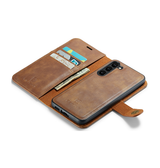 Samsung Galaxy S23 Plus | Samsung Galaxy S23+ - Vintage 2-i-1 læder etui (aftageligt cover) – Brun – DG.MING™ - DELUXECOVERS.DK