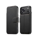 iPhone 17 Pro Max | iPhone 17 Pro Max - Suteni® 2-i-1 Læder Cover M. MagSafe - Sort - DELUXECOVERS.DK
