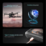 Drönare | SkyPro™ 8K - GPS-drönare - Dubbel kamera - Brushless - 60FPS - DELUXECOVERS.SE