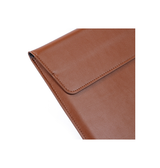 Macbook Sleeve | MacBook Pro/Air 15" - Retro Diary Vegan Læder Sleeve - Vintage Brun - DELUXECOVERS.DK