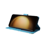 Samsung Galaxy S24 | Samsung Galaxy S24 - UNIQ™ Marble Læder Etui - Ocean - DELUXECOVERS.DK