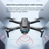 Drönare | Professionell Drönare V.2.0 - 4K Dubbelkamera - Borstlös - GPS - Svart - DELUXECOVERS.SE