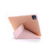 iPad Pro 12,9 (2020) | iPad Pro 12,9" (2020) - Orgami Trifold Silikone Cover M. Stander - Rose - DELUXECOVERS.DK