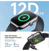 SmartWatch | Aktivitetsur - Bluetooth 5.4 - Pulsmåling - SmartWatch - Sort - DELUXECOVERS.DK