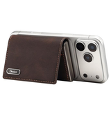 Mobil kortholder | Denior™ - Retro Kortholder - M. MagSafe - Brun - DELUXECOVERS.DK