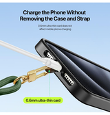 Mobilrem, håndledsrem, Nylon snor | DUX DUCIS™ Kort Nylon Snor / Strop til Mobil & iPhone - Mørkegrøn - DELUXECOVERS.DK