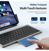 iPad Mini 1/2/3 | iPad Mini 1/2/3 - DUX DUCIS™ - Bluetooth Tastatur m. Trackpad - Sort - DELUXECOVERS.DK