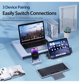 iPad Mini 1/2/3 | iPad Mini 1/2/3 - DUX DUCIS™ - Bluetooth Tastatur m. Trackpad - Sort - DELUXECOVERS.DK