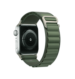 Apple Watch 38-42mm | Apple Watch (38/40/SE/41/42mm) - L'Empiri™ Trail-X Nylon Loop - Grøn - DELUXECOVERS.DK