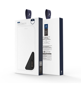 iPhone 16 Pro | iPhone 16 Pro - DUX DUCIS® Ægte Læder Etui M. Kortholder - Sort - DELUXECOVERS.DK