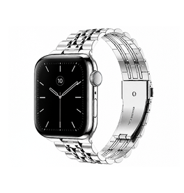 Apple Watch 38-42mm | Apple Watch (38/40/SE/41/42mm) - Butterfly Stål Urlænke - Sølv - DELUXECOVERS.DK