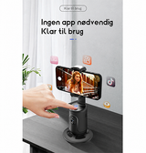 Gimbal | 360° gimbalstativ för mobil – AI-ansiktsspårning – SteadyShoot™ - DELUXECOVERS.SE