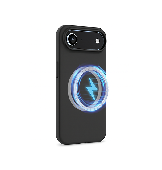 iPhone 17 Air | iPhone 17 Air - Deluxe™ Soft Touch Silikone Cover - MagSafe-kompatibel - Sort - DELUXECOVERS.DK